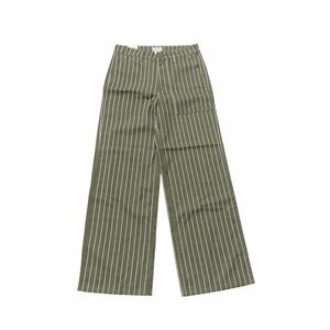 Brixton Vintage Military Pinstripe Pants Olive Surplus 26W NWT